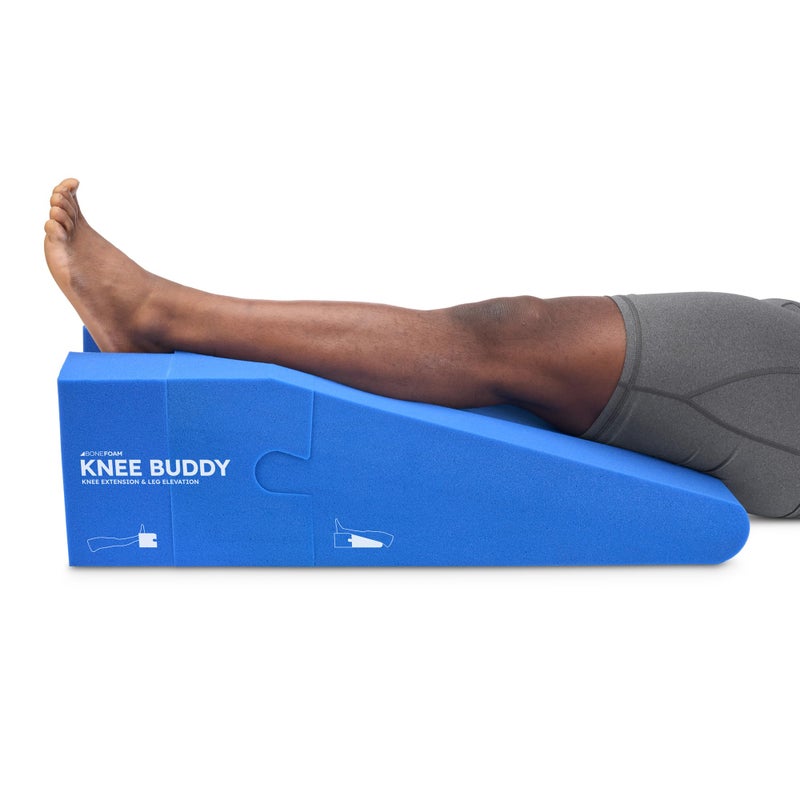 Bone Foam Inc. BoneFoam Knee Buddy Extension/Elevation | Rehab Pillow for After Knee Surgery Recovery | Reduce Swelling | Designed with Surgeons | Increases Range of Motion | Made in USA - Image 1